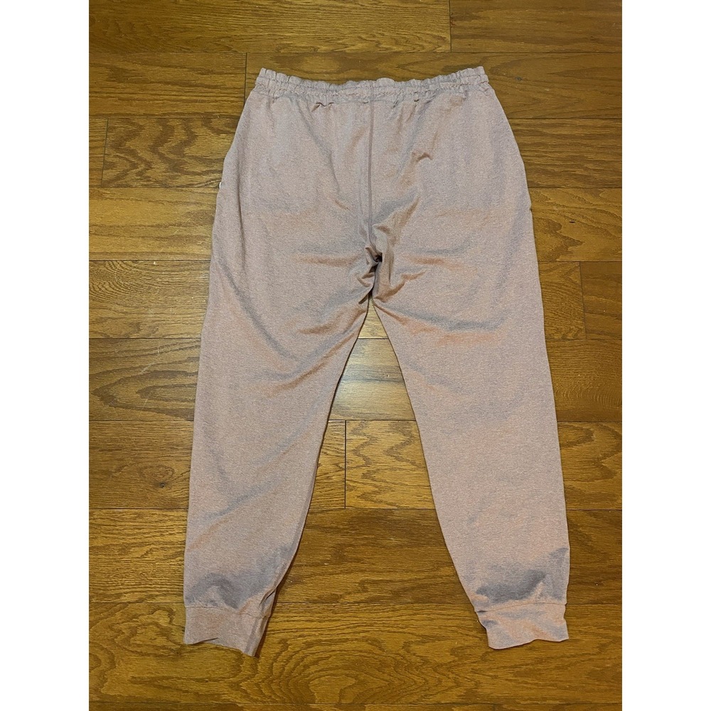 Vuori Performance Joggers Womens Large Heather Pink Dream Knit Tapered Excellent - Picture 2 of 6